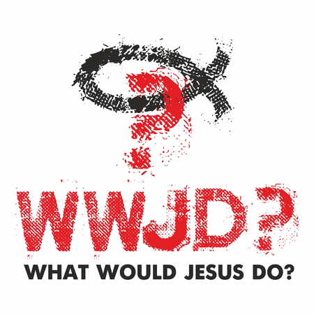 What Would Jesus Do illustrationのイラスト素材