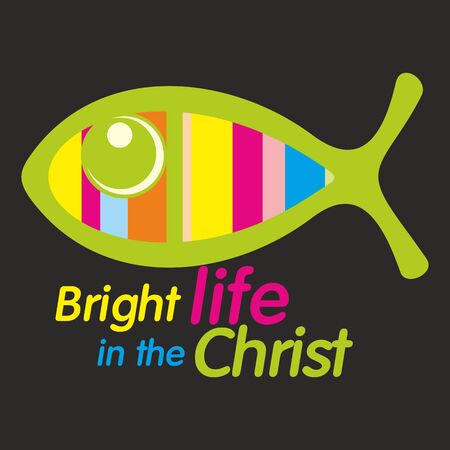 Bright life in the Christ illustrationのイラスト素材