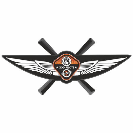 God\'s pilot illustrationのイラスト素材