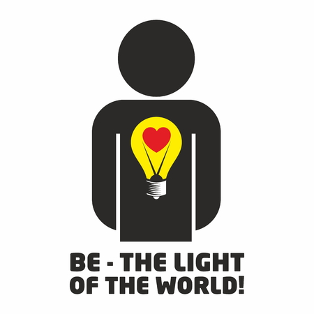 Be the light of the worldのイラスト素材