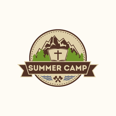 summer Christian campのイラスト素材