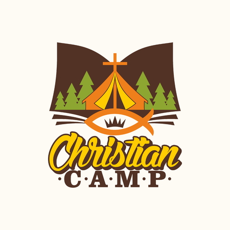 summer Christian campのイラスト素材