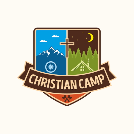 summer Christian campのイラスト素材
