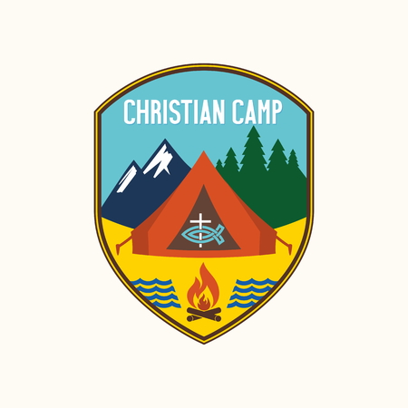 summer Christian campのイラスト素材