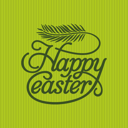 Bible lettering. Christian art. Happy Easter.のイラスト素材