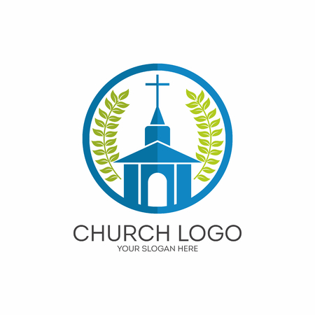 Church logo. Christian symbol. Church of God.のイラスト素材
