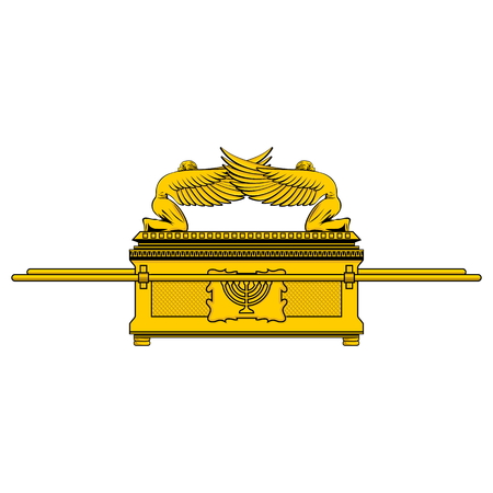 The Ark of the Covenant is the shrine of the Jewish peopleのイラスト素材
