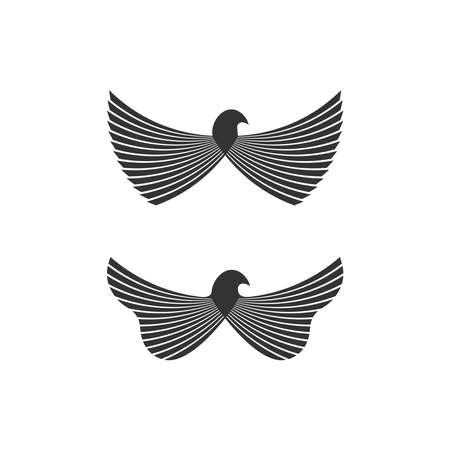 Dove, a symbol of peace and purity. The biblical symbol of the Holy Spirit.のイラスト素材