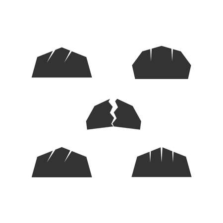 Christian illustration. Church logo. Vector bread set.のイラスト素材