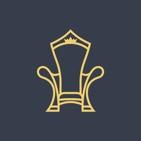 Throne of the king.のイラスト素材