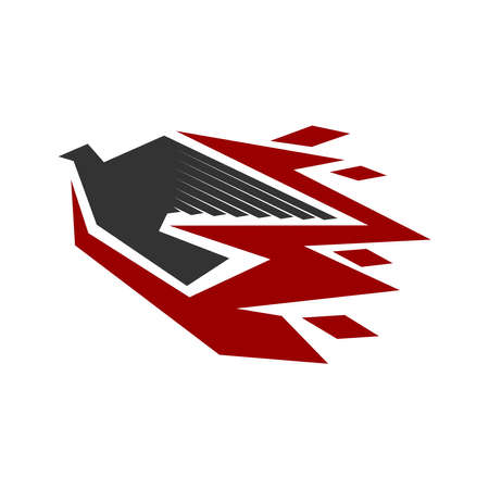 Dove vector illustration. pigeon.  in the form of a bird, a symbol of the world, the image of God's Spirit.のイラスト素材