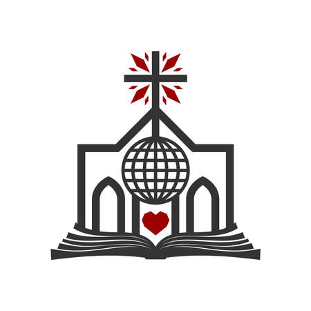 Christian illustration. The Church of Jesus Christ is the precious diamond of love.のイラスト素材