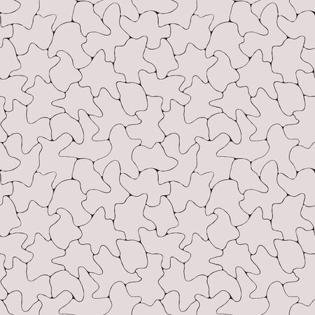 Irregular shapes fit together in a seamless pattern on dark background.のイラスト素材