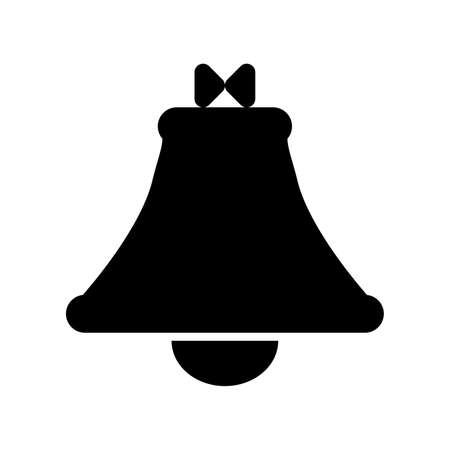 Vector icon of the bell isolated on a white background.のイラスト素材