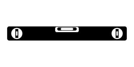 Vector icon of the construction level. Icon of the construction level isolated on a white...