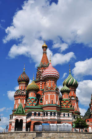St. Basil's Cathedral on Red Square. Moscow, Russia, May 22, 2021.のeditorial素材
