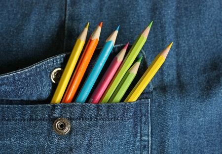 Color pencilsの写真素材
