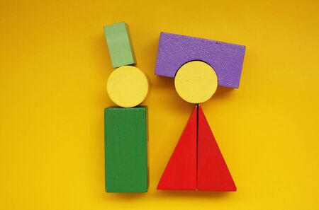 Wooden toysの写真素材