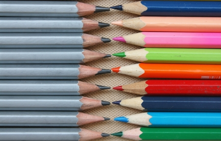 Color pencilsの写真素材