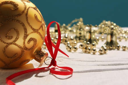 Background with Christmas decorations