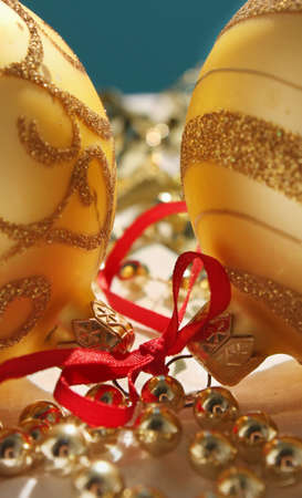 Background with Christmas decorationsの写真素材