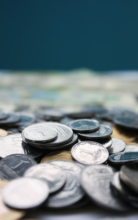 Scattered coins