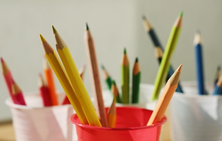 Color pencilsの写真素材