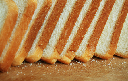 Delicious sliced bread