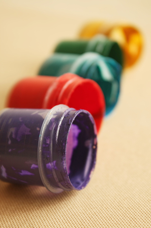 Color paintsの写真素材