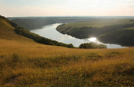 Beautiful river landscapeの写真素材