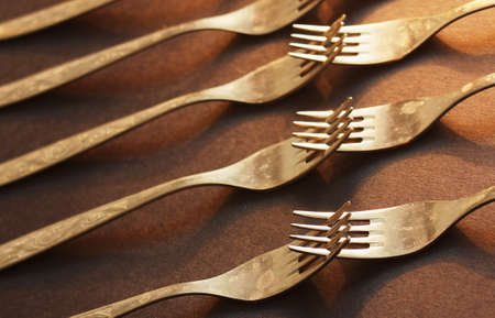 Kitchen forks conceptの写真素材