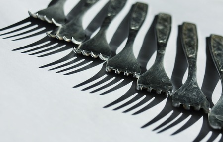 Kitchen forks conceptの写真素材