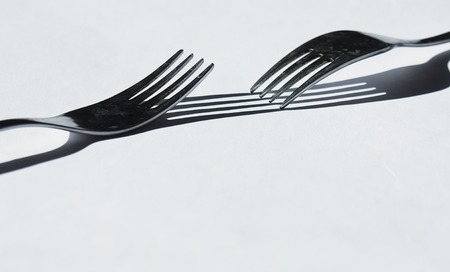 Kitchen forks conceptの写真素材