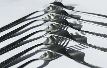Kitchen forks conceptの写真素材