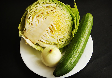 Tasty fresh saladの写真素材