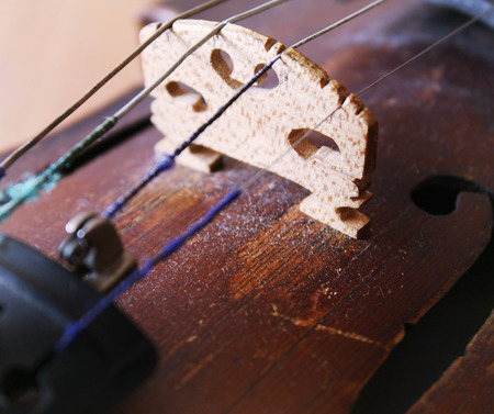 Beautiful old violinの写真素材