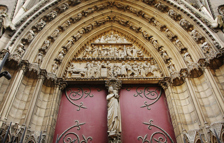 Famous Paris churchの写真素材