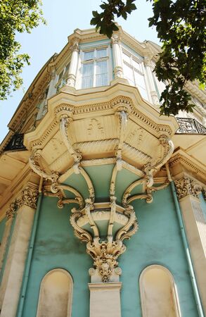 Beautiful old architecture in Odesa, Ukraineの写真素材