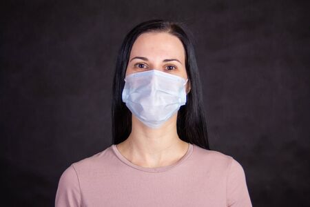 A person posing for the cameraの写真素材