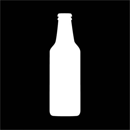 Beer bottle vector iconのイラスト素材