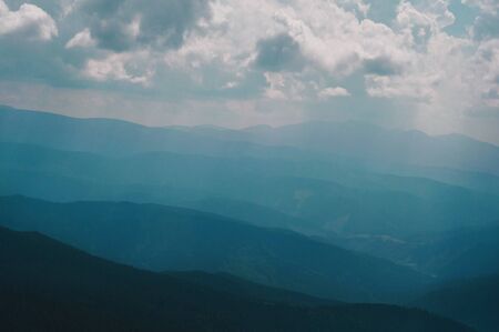 Scenery of  Carpathian mountainの写真素材