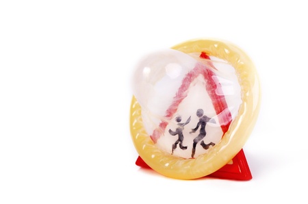 Concept image about prevention of unwanted pregnancies and abortionsの写真素材