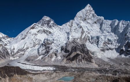 Day panoramic view of  mountainsの写真素材