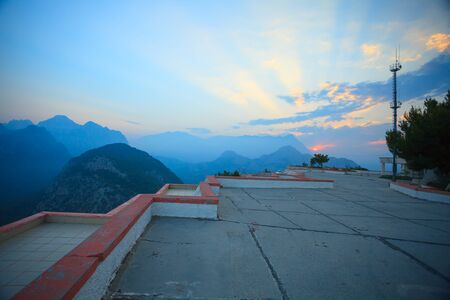 beautiful landscape of the city Antalyaの写真素材