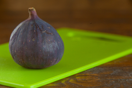 appetizing ripe figs on tableの写真素材