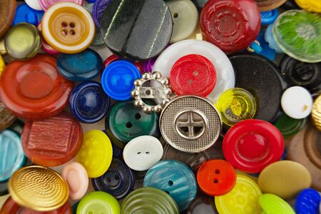 beautiful abstract pattern of buttons on the backgroundの写真素材
