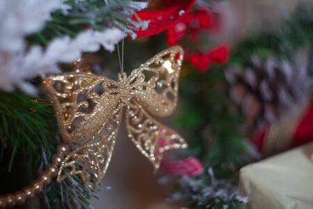 beautiful New Year color background of luminous lanternsの写真素材