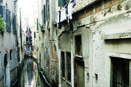 A narrow Veniceの写真素材