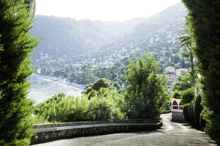View of Eze villageの写真素材