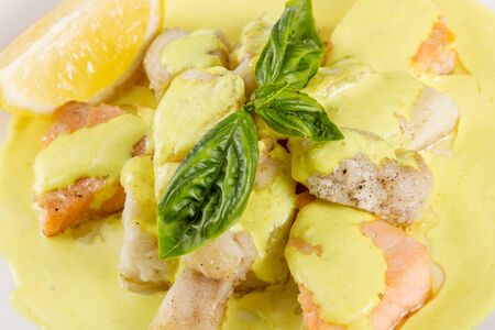 dish of fresh healthy saladの写真素材